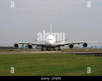 A6EEB Emirates Airbus A380 861 CN109, 13 Jun 2013 pic1 Stockfoto