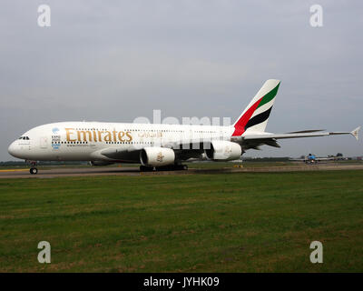 A6EEB Emirates Airbus A380 861 CN109, 13 Jun 2013 pic3 Stockfoto