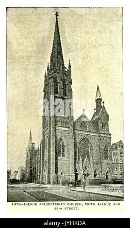 373 FIFTH AVENUE Presbyterian Church, Fifth Avenue und 55th Street Stockfoto