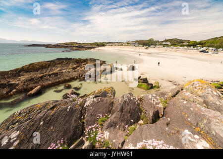 Glenbeg Strand am Ring of Kerry. Brackaharagh, Co.Kerry, Munster, Irland, Europa Stockfoto