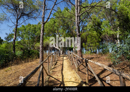 Riserva Naturale Foce del Platani (Agrigento) Stockfoto