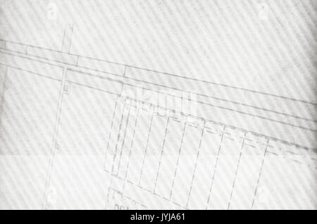 Der seitliche Rahmen im Alter von Wellpappe abstrakte wellige Oberfläche - Kopie Raum Stockfoto