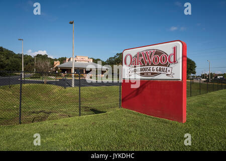 Oakwood Räucherei Grill Lady Lake Florida Stockfoto