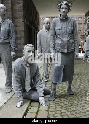 Hamburg 1000 geisterhafte Bewegte Figuren zombie kreativen Protest an die G20 für mehr Solidarität und politische Partizipation in der Welt Stockfoto