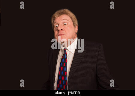 Die wütenden Seniour Boss Stockfoto