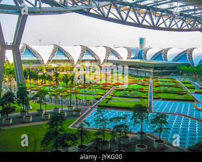 Bangkok, Thailand - Januar, 31, 2010: Suvarnabhumi Airport Stockfoto