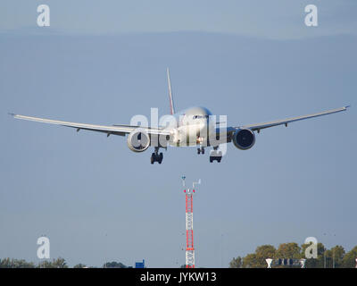 7 BFA Qatar Airways Cargo Boeing 777 FDZ cn 36098 pic 1. Stockfoto