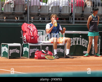 2017 Roland Garros qualifizierende Turnier 64 Stockfoto