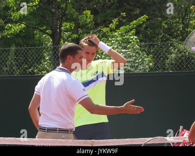 2017 Roland Garros qualifizierende Turnier 75 Stockfoto