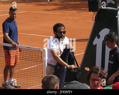 2017 Roland Garros qualifizierende Turnier 85 Stockfoto