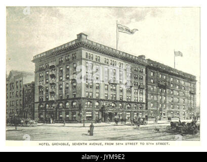 (King1893NYC) pg233 HOTEL GRENOBLE, SEVENTH AVENUE Stockfoto