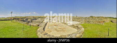 Stobi archäologische Stätte in Mazedonien Stockfoto