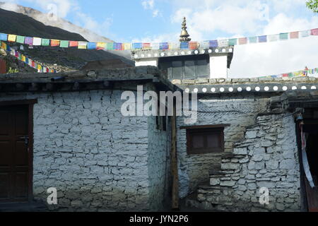 Muktinath Tempel, ein heiliger Ort sowohl für Buddhisten und Hindus in Nepal Stockfoto