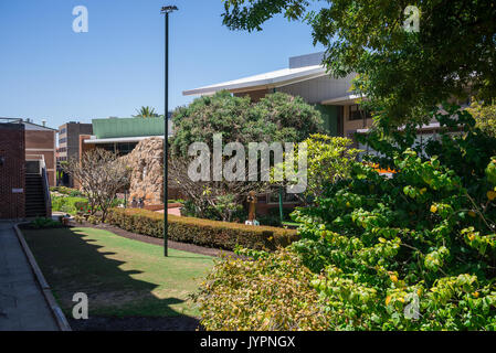 Garten bei Mercedes College, Secondary School für Mädchen in der Stadt Perth, Western Australia Stockfoto