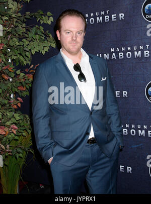 Die Entdeckung von 'Manhunt: Unabomber" Weltpremiere auf der Appel Zimmer im Jazz im Lincoln Center Frederick S. Rose Hall - Ankunft mit: Jeremy Bobb Wo: New York, New York, United States Wann: 19 Aug 2017 Quelle: WENN.com Stockfoto