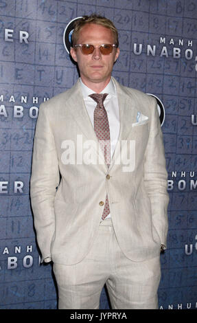 Die Entdeckung von 'Manhunt: Unabomber" Weltpremiere auf der Appel Zimmer im Jazz im Lincoln Center Frederick S. Rose Hall - Ankunft mit: Paul Bettany Wo: New York, New York, United States Wann: 19 Aug 2017 Quelle: WENN.com Stockfoto