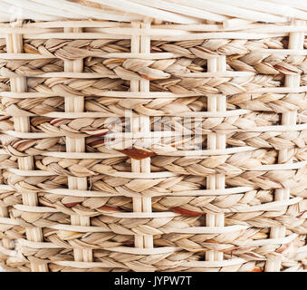 Vintage Stroh Weidenkorb Hintergrund Textur Stockfoto
