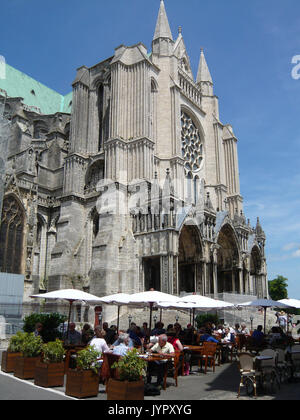 Kathedrale von Chartres Stockfoto