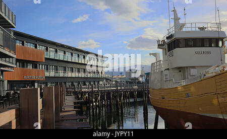 Maritime Museum am Hafen von Reykjavik. Stockfoto