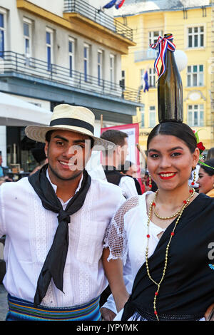 Internationale Folklore Festival 2017, Paraguay, Luque,'Alma Guarani', Zagreb, Kroatien, Europa, 116 Stockfoto