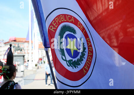 Internationale Folklore Festival 2017, Paraguay, Luque,'Alma Guarani', Zagreb, Kroatien, Europa, 117 Stockfoto