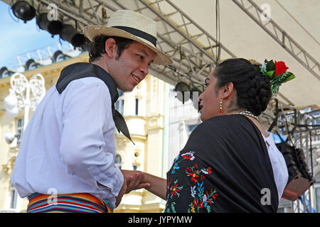 Internationale Folklore Festival 2017, Paraguay, Luque,'Alma Guarani', Zagreb, Kroatien, Europa, 120 Stockfoto