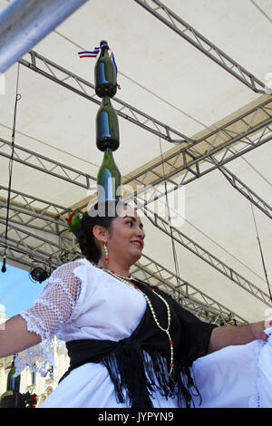 Internationale Folklore Festival 2017, Paraguay, Luque,'Alma Guarani', Zagreb, Kroatien, Europa, 128 Stockfoto