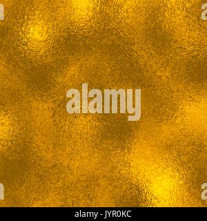 Vektor goldene Folie Textur. Gelb Gold Hintergrund. Stock Vektor
