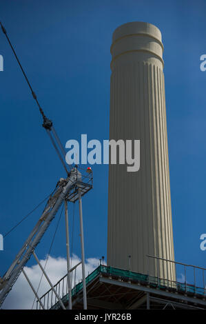 Detail der berühmten Battersea Power Station Stockfoto