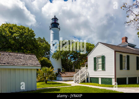 Der Key West Leuchtturm auf Key West Florida Stockfoto