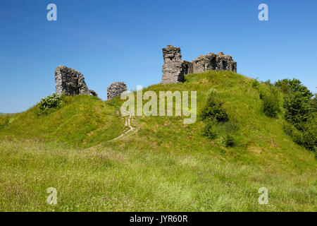 Clun Burgruine Clun Shropshire West Midlands England UK Stockfoto