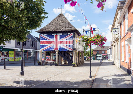 17. jahrhundert Royal Wootton Bassett Rathaus Museum, High Street, Royal Wootton Bassett, Wiltshire, England, Vereinigtes Königreich Stockfoto