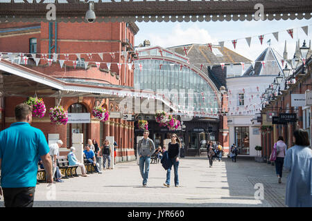 Viktorianische Windsor Royal Shopping Arkade, Goswell Hill, Windsor, Berkshire, England, Vereinigtes Königreich Stockfoto