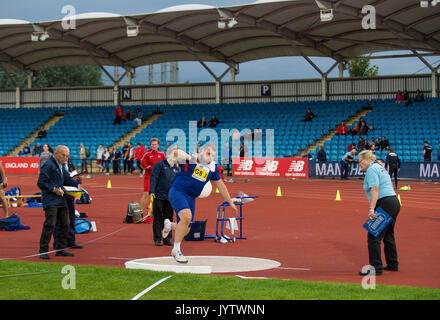 England Athletik Manchester International 2017 Stockfoto