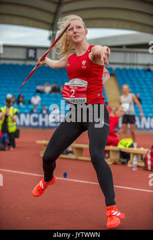 England Athletik Manchester International 2017 Stockfoto