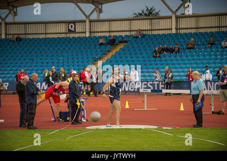 England Athletik Manchester International 2017 Stockfoto