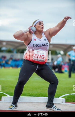 England Athletik Manchester International 2017 Stockfoto