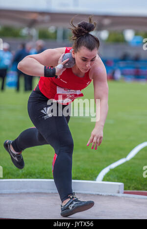 England Athletik Manchester International 2017 Stockfoto