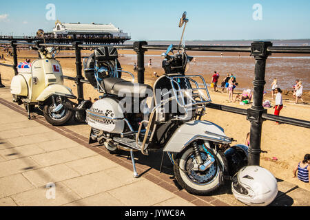 Die alte Vesper moto scooter Ray Boswell Stockfoto