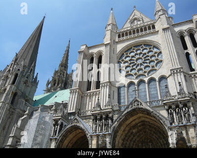 Kathedrale von Chartres Stockfoto