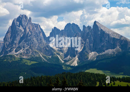 Seiser Alm, Südtirol, Dolomiten Stockfoto