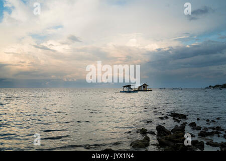 Nachmittag Himmel am Strand von Pemuteran, Bali, Indonesien Stockfoto