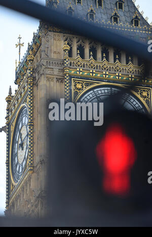 Parlament, London, UK. 20 Aug, 2017. Big Ben Bell, in der Elizabeth Tower verstummt morgen für vier Jahre als Renovierungen statt. Quelle: Matthew Chattle/Alamy leben Nachrichten Stockfoto