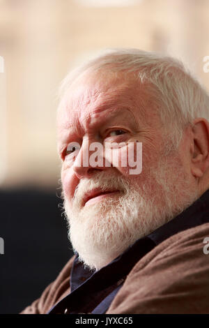 Edinburgh, Schottland, Großbritannien. 20 Aug, 2017. Tag 9 Edinburgh International Book Festival. Bild: Michael Longley, Dichter aus Belfast in Nordirland. Credit: Pako Mera/Alamy leben Nachrichten Stockfoto