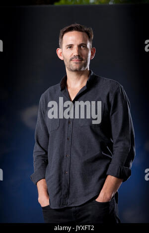 Edinburgh, Großbritannien. 20 Aug, 2017. Jason Donald, der schottische Autor, beim Edinburgh International Book Festival erscheinen. Credit: GARY DOAK/Alamy leben Nachrichten Stockfoto