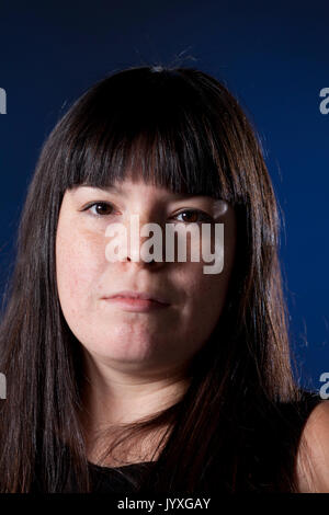 Edinburgh, Großbritannien. 20. August 2017. Natasha Kanape Fontaine, die innu Dichter, beim Edinburgh International Book Festival erscheinen. Gary Doak/Alamy leben Nachrichten Stockfoto