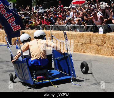 Los Angeles, Kalifornien, USA. 20 Aug, 2017. RED BULL SOAP BOX DERBY Los Angeles 2017, Elysian Park, Los Angeles, Kalifornien, USA, 20. August 2017. Credit: Scott Mitchell/ZUMA Draht/Alamy leben Nachrichten Stockfoto