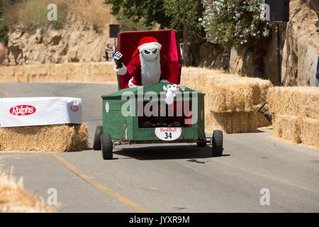 Los Angeles, USA. August 2017. Atmosphäre 2017 Red Bull Soapbox Race Elysian Park August 20,2017 Los Angeles, Kalifornien. Stockfoto