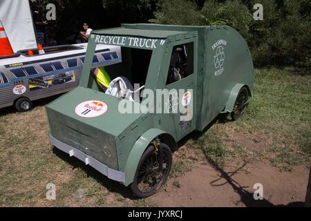 Los Angeles, USA. August 2017. Atmosphäre 2017 Red Bull Soapbox Race Elysian Park August 20,2017 Los Angeles, Kalifornien. Stockfoto