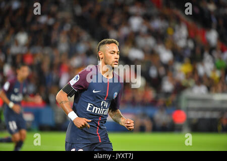 Paris, Frankreich. 20 Aug, 2017. Neymar Jr von Paris Saint-Germain während der französischen Ligue 1 Paris St. Germain (PSG) v Toulouse FC im Parc des Princes Stadium am 20. August 2017 in Paris, Frankreich. Credit: Francois pauletto/Alamy leben Nachrichten Stockfoto